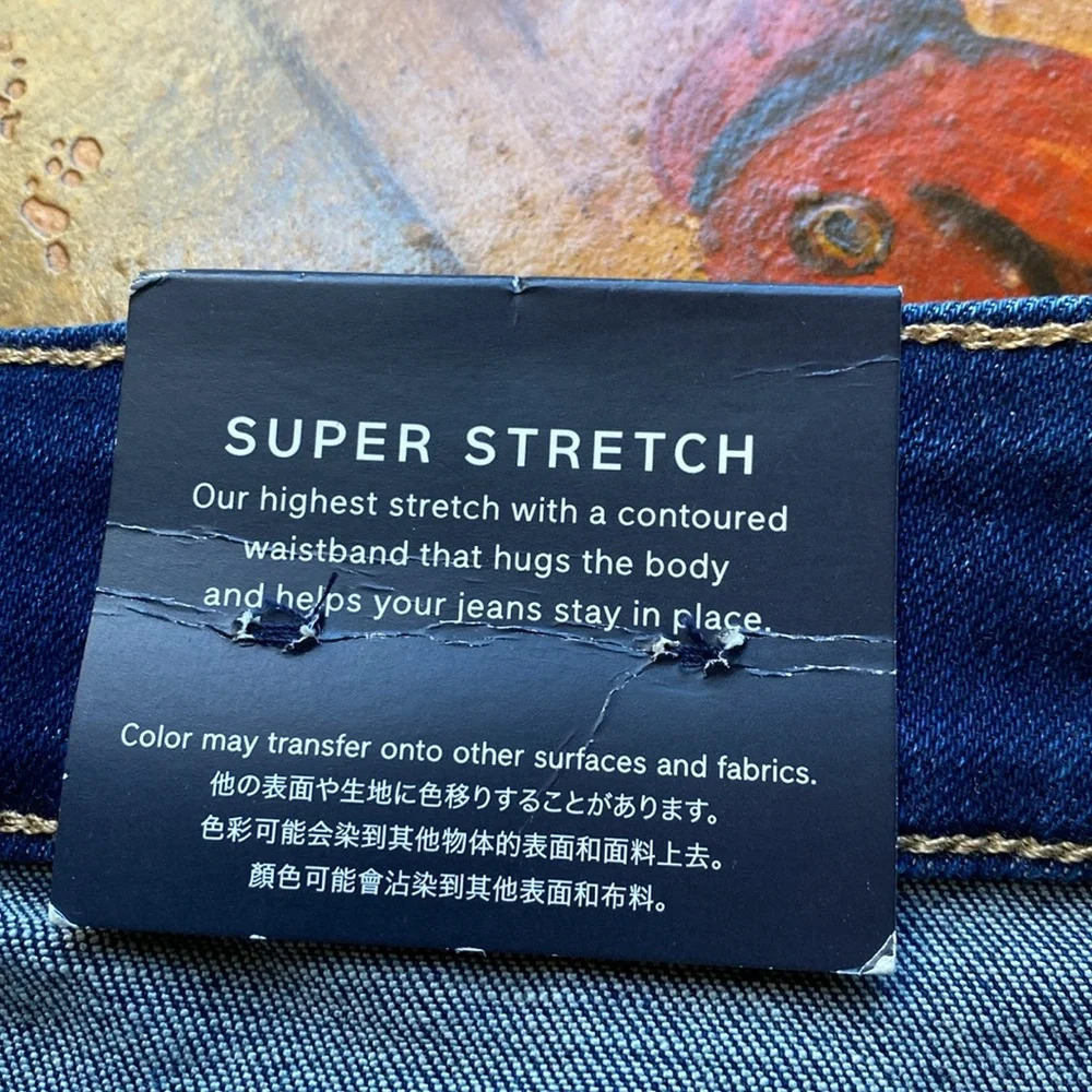 Gap Universal Leggings Blue Denim Super Skinny Leg Woman’s Plus Size 20/35R. NWT - Picture 9 of 10